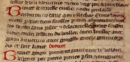Manuscrit de Sion : Brouet de canelle